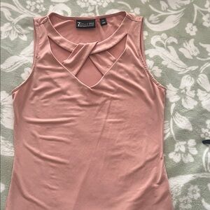 Avenue Blush Pink Sleeveless Tank Top